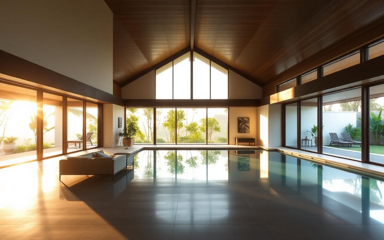 บ้านพักอาศัยโมเดิร์นที่ออกแบบให้ลมและแสงไหลเวียนตามหลักฮวงจุ้ย